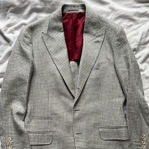 Brunello Cucinelli Mens Houndstooth Jacket